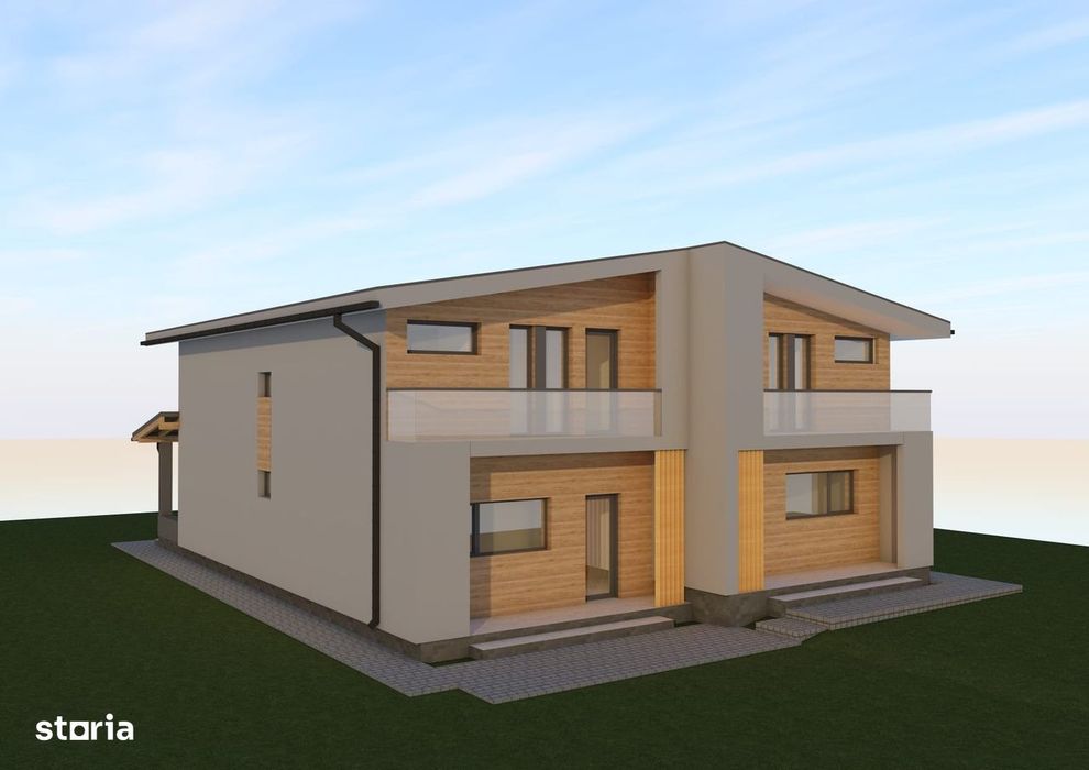 Casa tip duplex P+M - zona Brădet