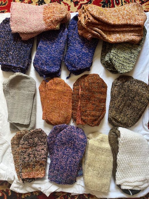 Вязаные носки/носочки