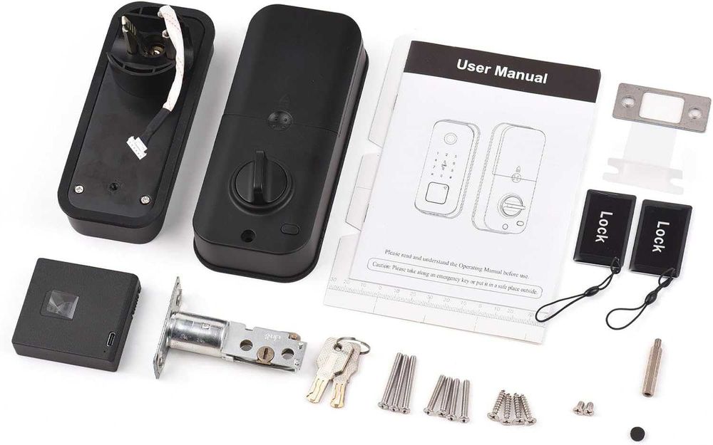 Splenssy Smart Lock WiFi сензорен екран с 5 метода за отключване