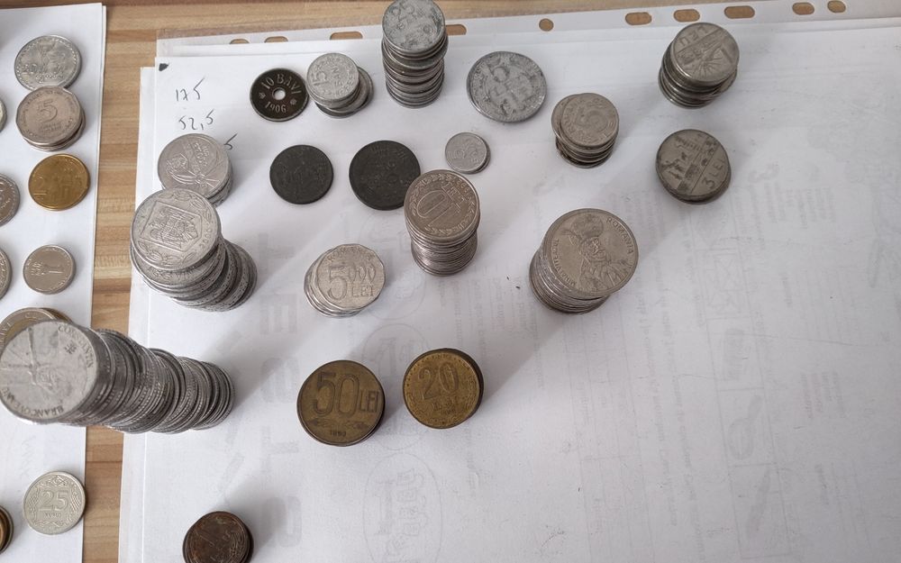 Vand colectie monezi romanesti  - numismatica