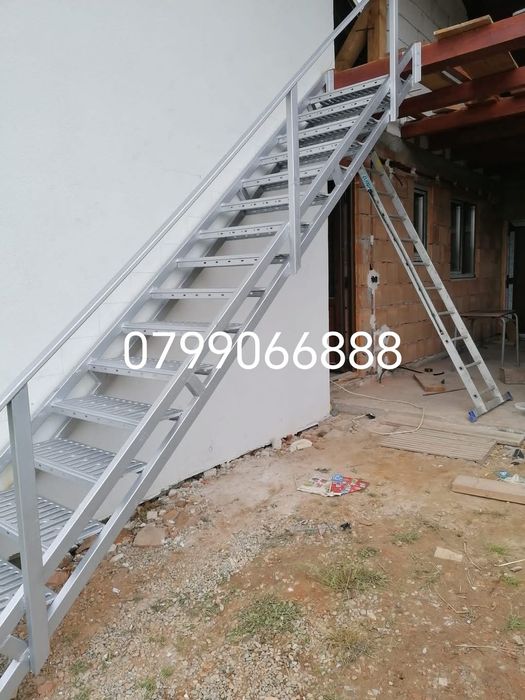 Scări zincate galvanizate