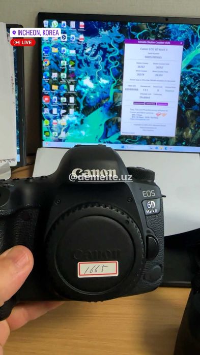 Canon EOS 6D Mark 2 Body: Probeg: 36.767