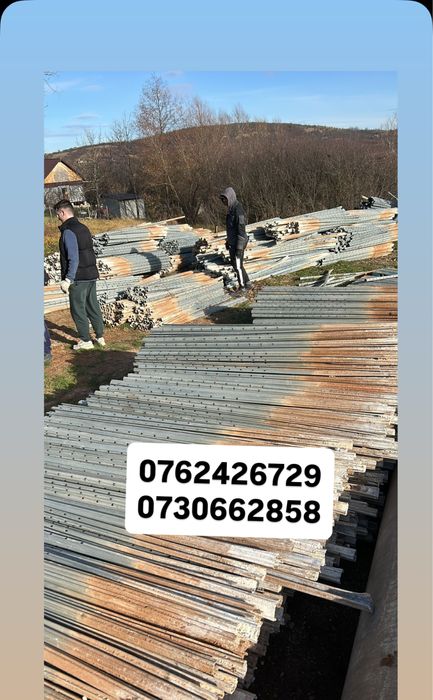 Stalpi galvanizati pentru gard si vie spaleri zincati