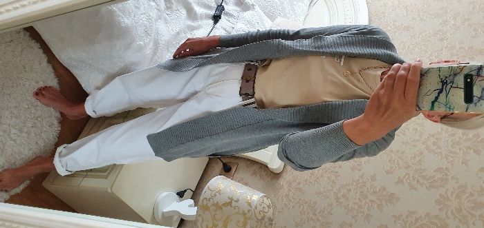 Новое теплое пончо