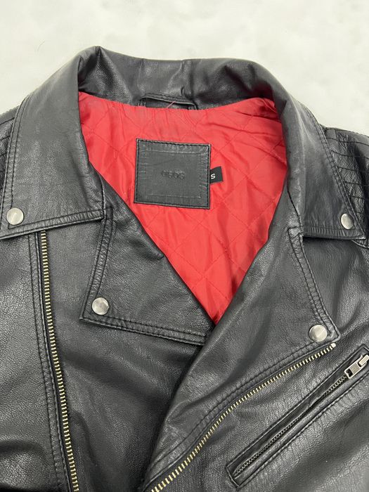 Кожаная куртка косуха ASOS