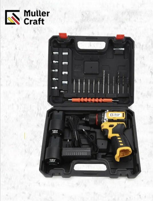 Аккумуляторная дрель-шуруповерт Muller Craft, бесщеточная 21B,