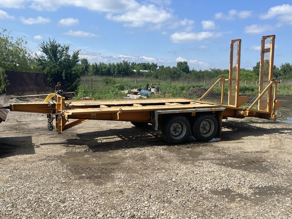 Trailer utilaje cu rampe