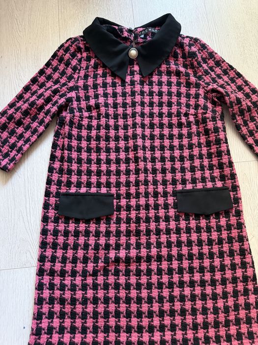 Poema - Rochiță tip sarafan din tweed