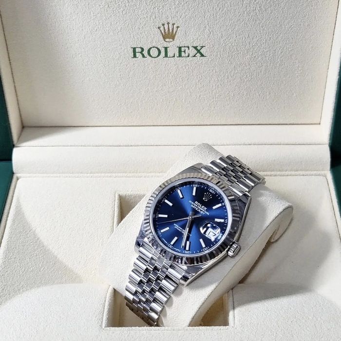 Rolex datejust blue dial 36,mm lady