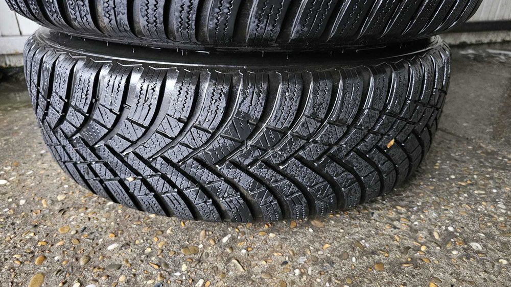 Jante Tabla Skoda / VW / Seat + Cauciucuri Iarna 195/65/R15 NOI