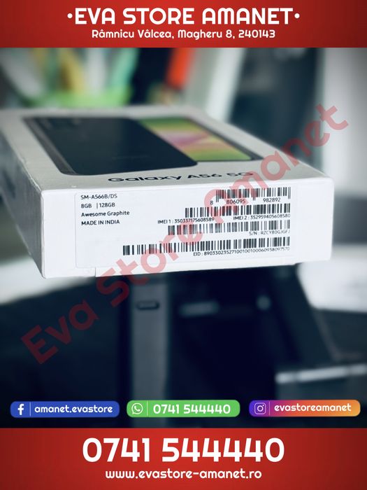 SAMSUNG Galaxy A56 5G Awesome Graphite 128GB 8GB RAM Dual SIM