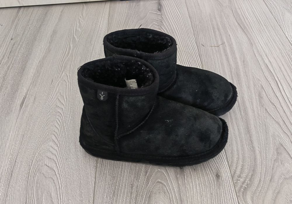 Ghete copii lana+piele