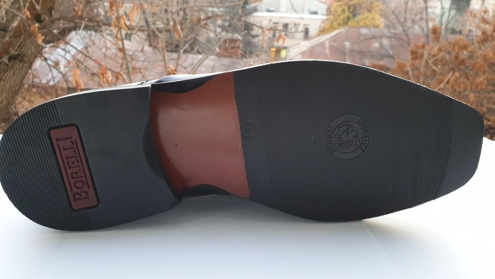 Pantofi din piele Borelli, made în Italy