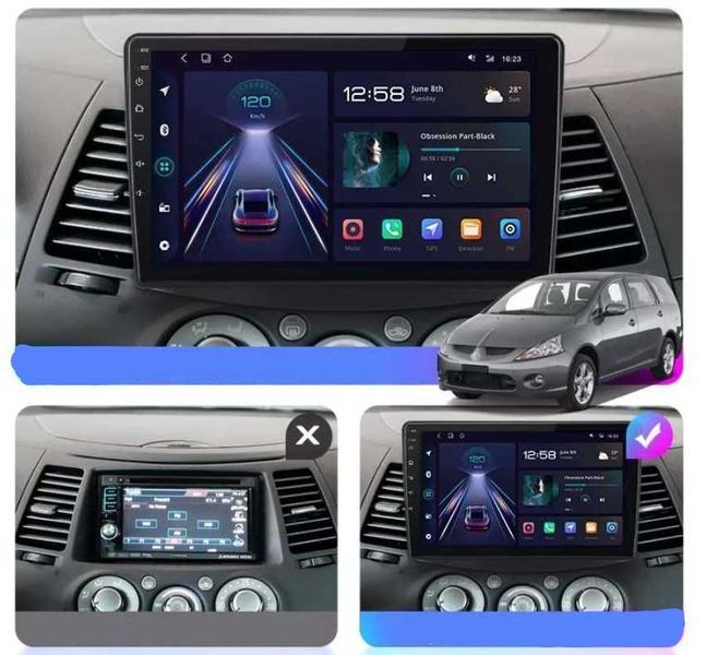 MITSUBISHI GRANDIS 2003-2011 - 9''/12.3'' Андроид Навигация, 9427