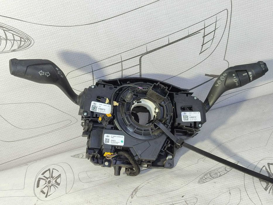 Ansamblu manete comenzi volan + spiră Ford Kuga II BM5T14A664CD 2013 / [2013-2019] / (5B3)