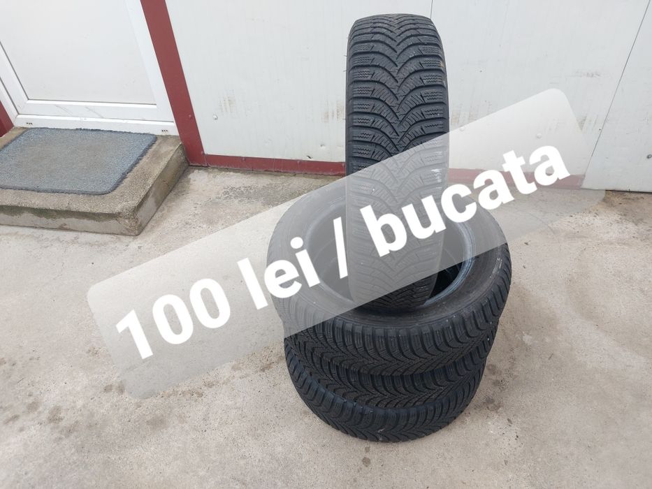 100 lei bucata! Set anvelope M+S/IARNA 165 70 r14 Hankook dot 2020
