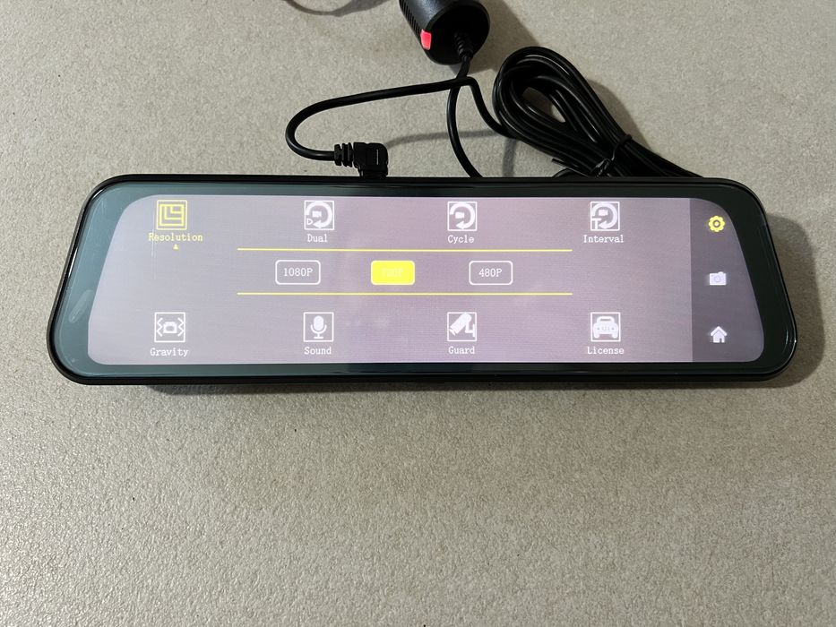 Camera de Bord tip oglinda 10 inch cu Touch screen si Camera marsarier
