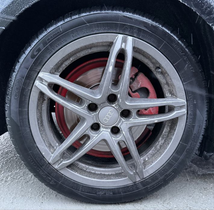 4 Jante Audi R17 + 4 Anvelope All Season - Se dau si Separat