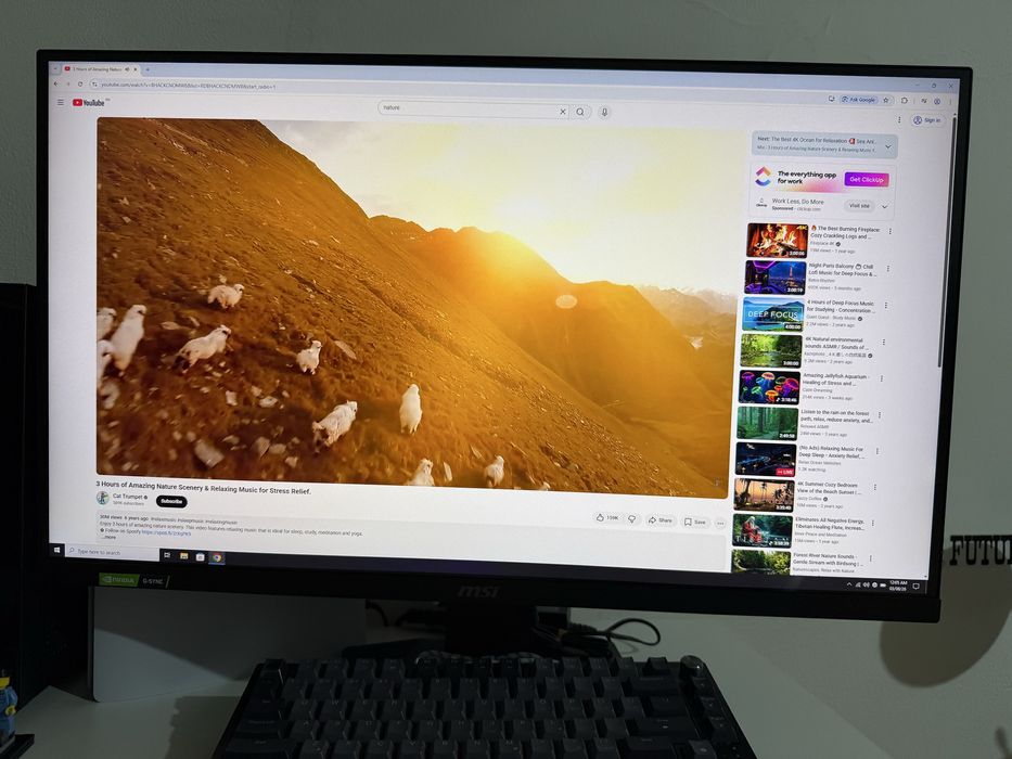 Monitor Gaming Fast IPS LED MSI 27 Inch QHD 2K nVidia G-Sync 170hz HDR