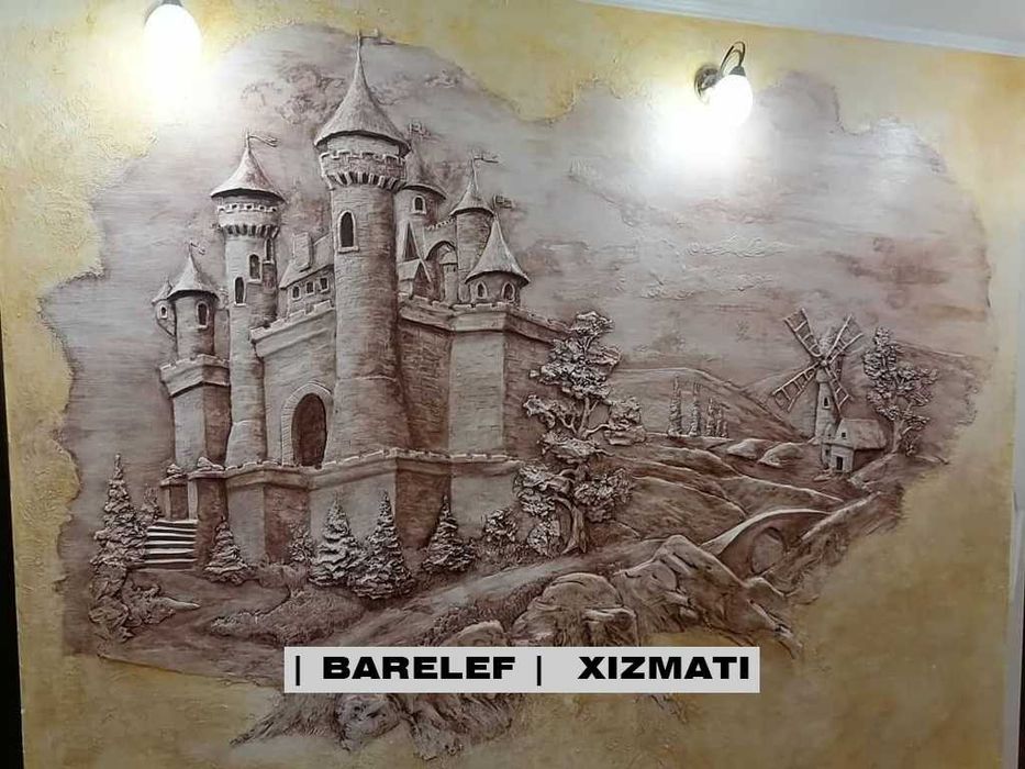 Barelef, Devor Rasmlari, Karniz-Kolonna Bezagi (tiyaga turlov), rassom