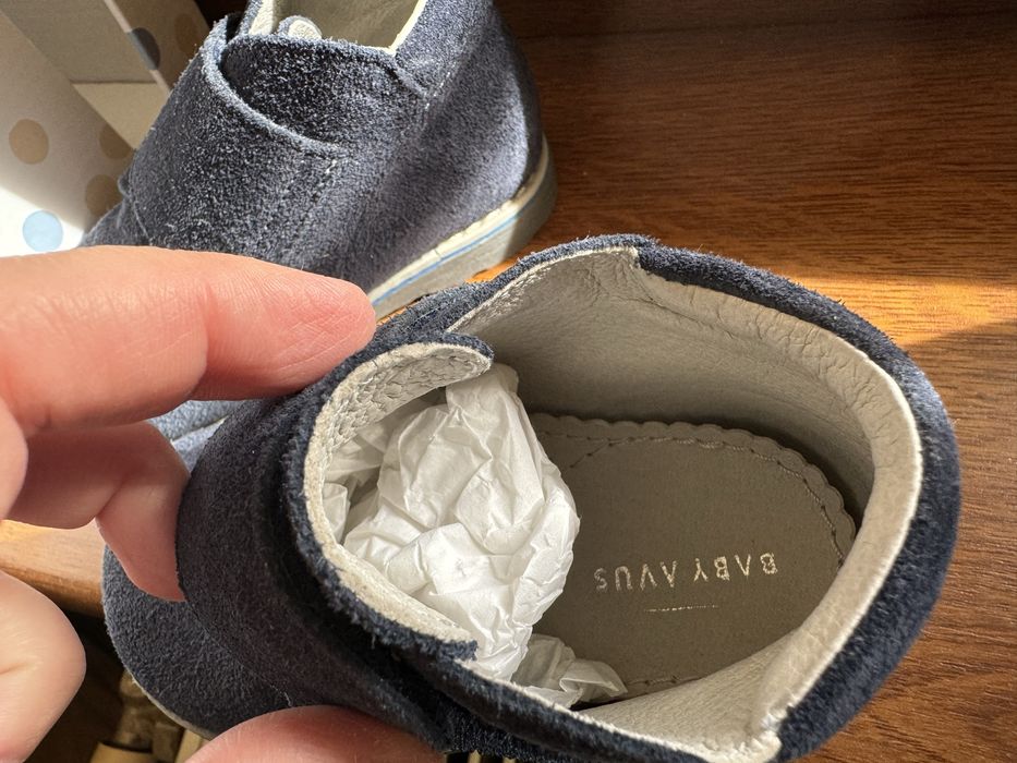 Ghetute minunate nr.21, piele, Baby Avus, bleu