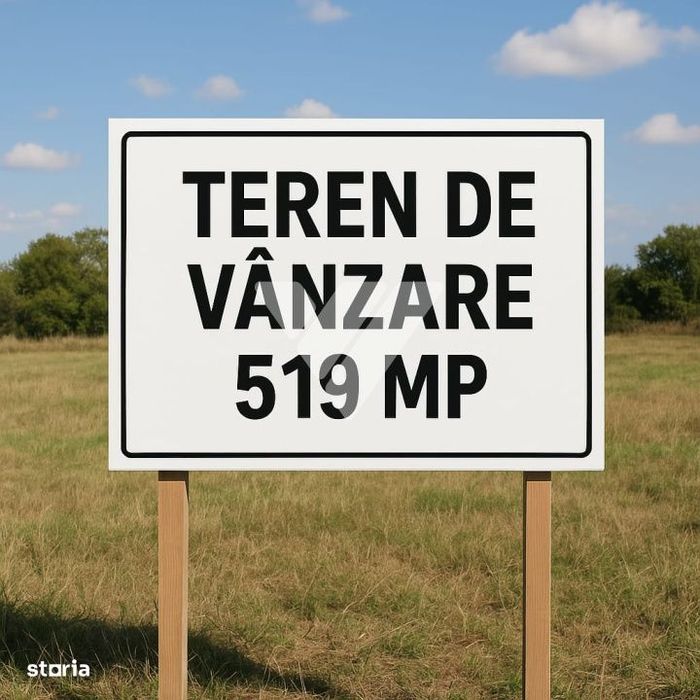Teren intravilan 519 mp de vanzare in Rasinari Sibiu