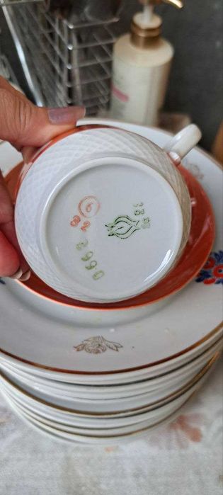 Чашки с блюдцами СССР