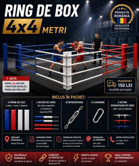 Ring de box 4x4 metri