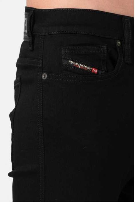 Diesel, Blugi skinny D-Istort, Negru, W33-L30