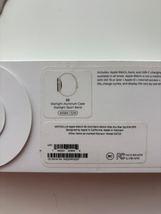 Apple watch SE 44 mm (2 nd Gen)