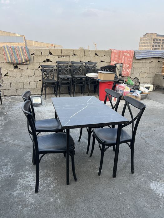 Стол 9 шт Стулья 20 шт