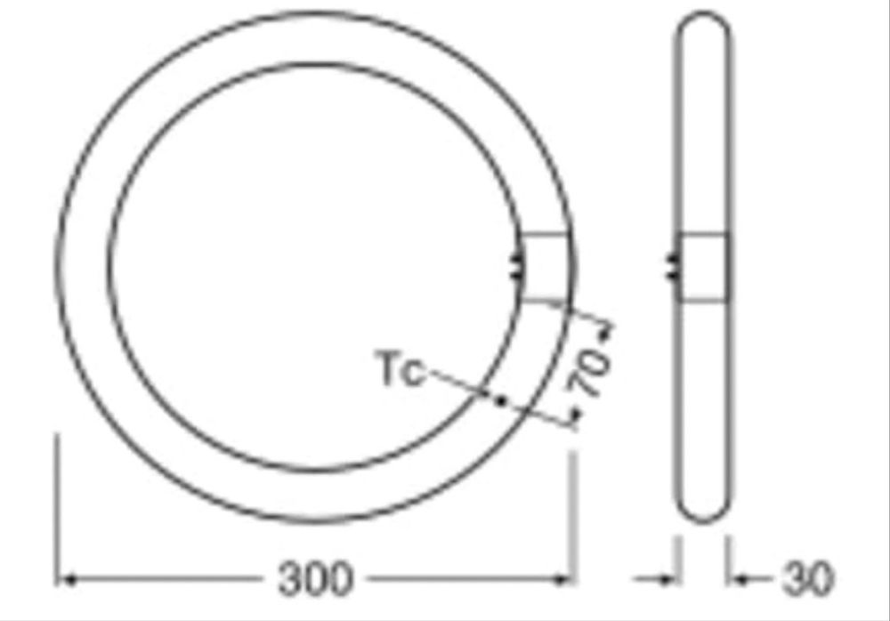 Tub LED inelar Osram T9C EM 32