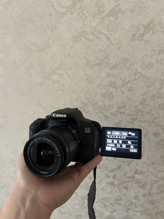 Canon 650d + 18-55mm. 2 батарейки