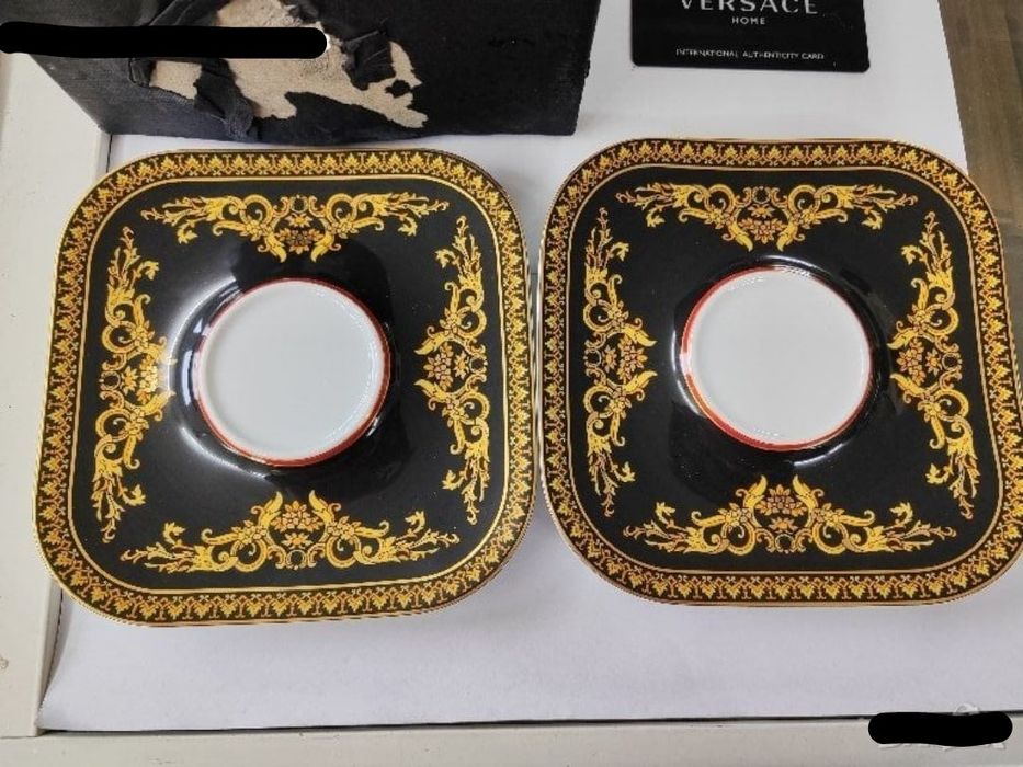 Порцелан Чинии за чаши Versace Rosenthal два броя