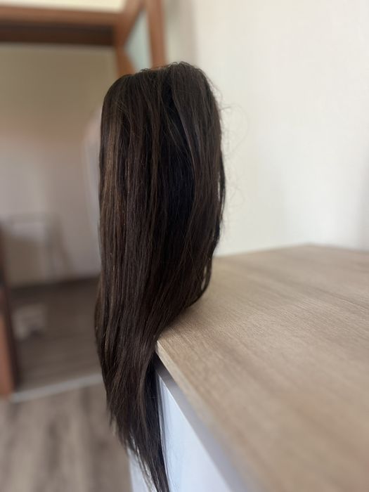 Нова перука от естетвен косъм 56см