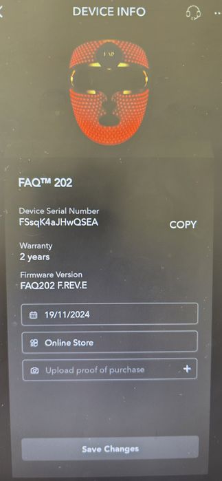 FOREO FAQ™ 202 LED Маска за лице –  в гаранция, с оригинална опаковка