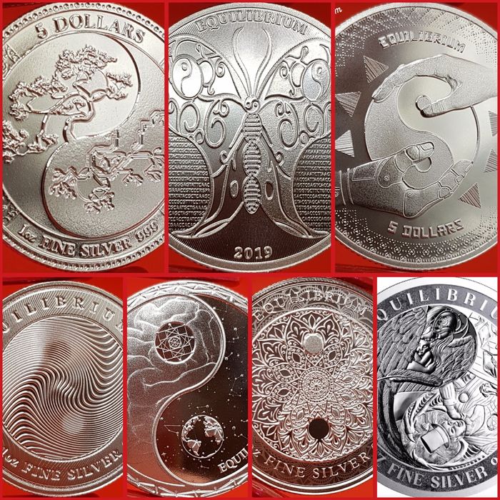 Slovacia Icon Chronos Terra Vivat Eq Magnum complete monede argint 999