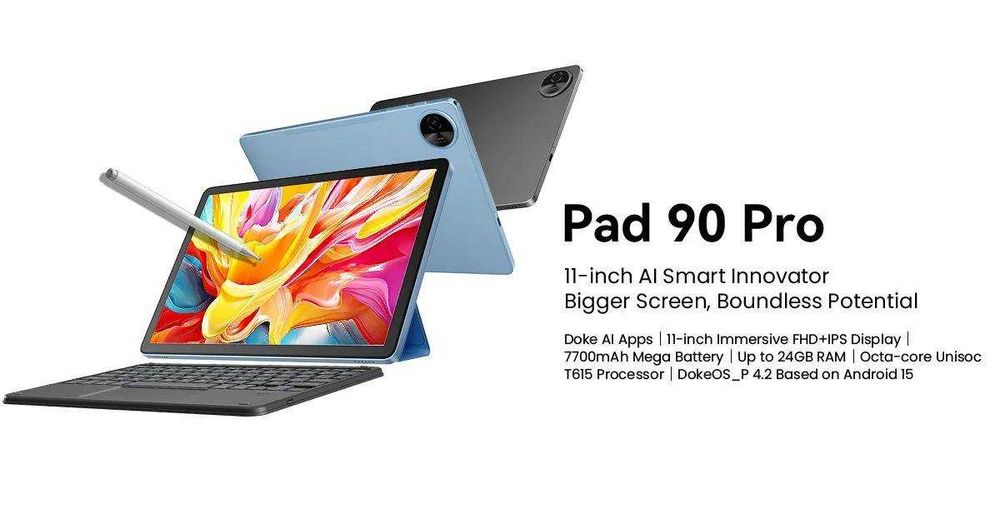 OSCAL Pad 90 Pro 24GB RAM 256GB ROM, 11 инчов Таблет