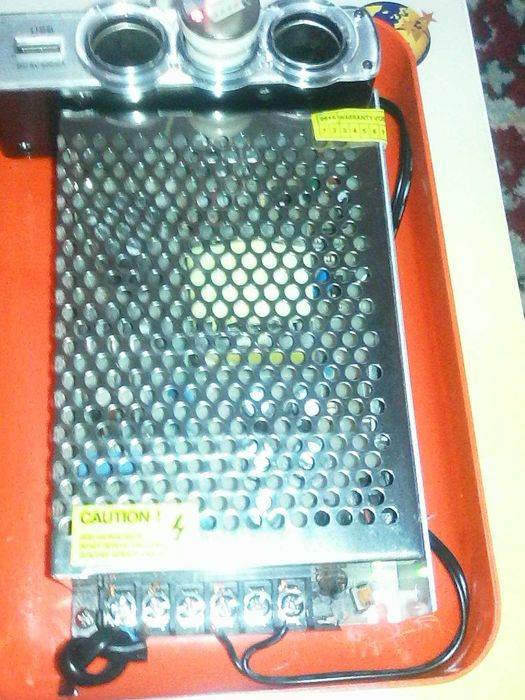 Sursa alimentare 12 V,10 A,cc,cu o tripla auto