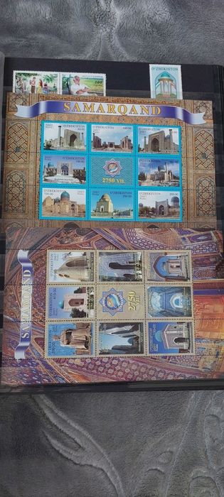 Марки Узбекистана с ¹⁹92-²⁰16 года