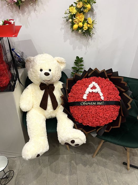 Букет от вечни рози