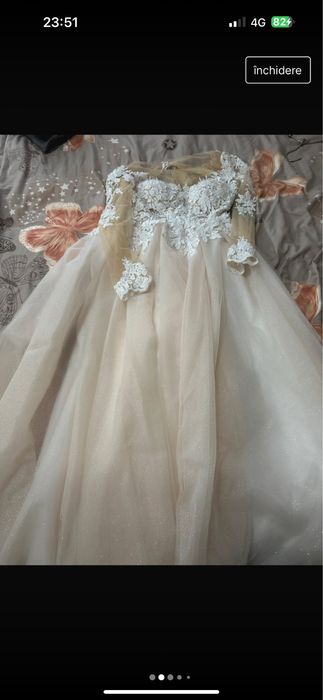 Rochie de mireasa+ voal