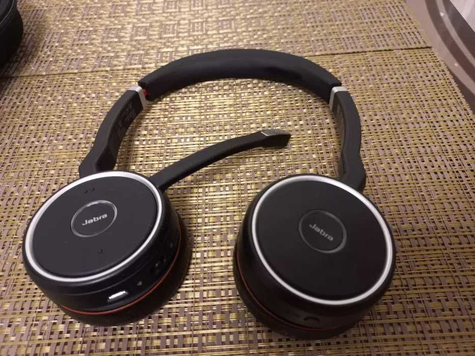 Casti JABRA Evolve 75 Bluetooth Noise Cancelling Tele Work cu Dongle