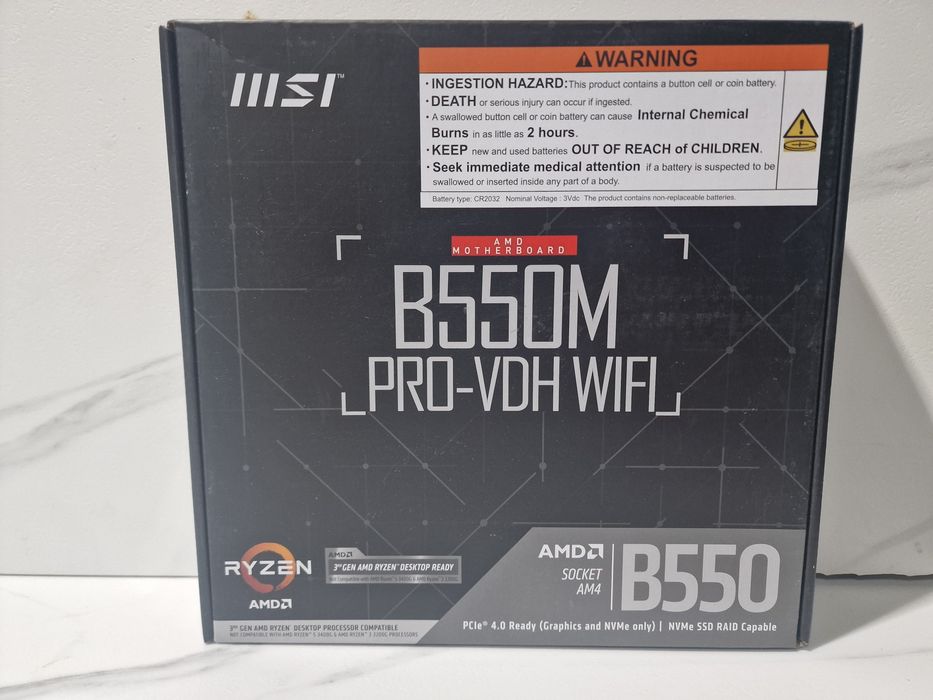 Placa de baza MSI B550M PRO-VDH WIF