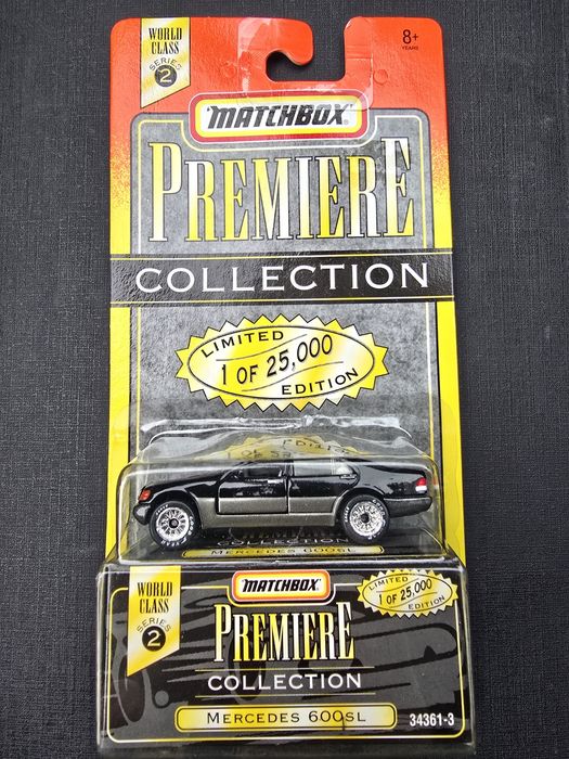 Количка matchbox mercedes 600sl limited edition