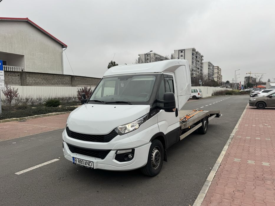 Iveco Daily 35S17,2016,platforma auto,Troliu electr,Webasto,motor 3,0