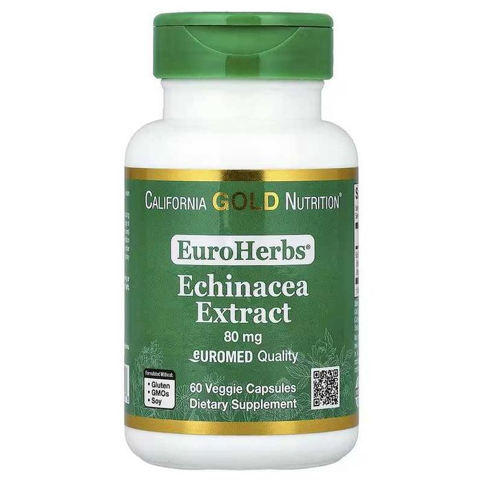 California Gold EuroHerbs Echinacea Extract эхинацеи эхинация