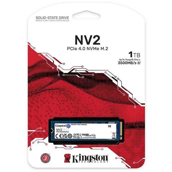 SSD 1TB Kingston NV2 slot m.2 Nvme 4.0 x4 model SNV2S/1000G Sigilat Nou