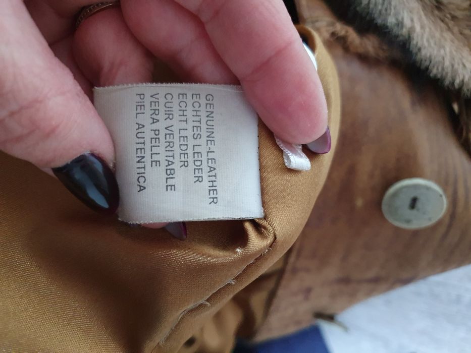 Haina cojoc din piele naturala-blana