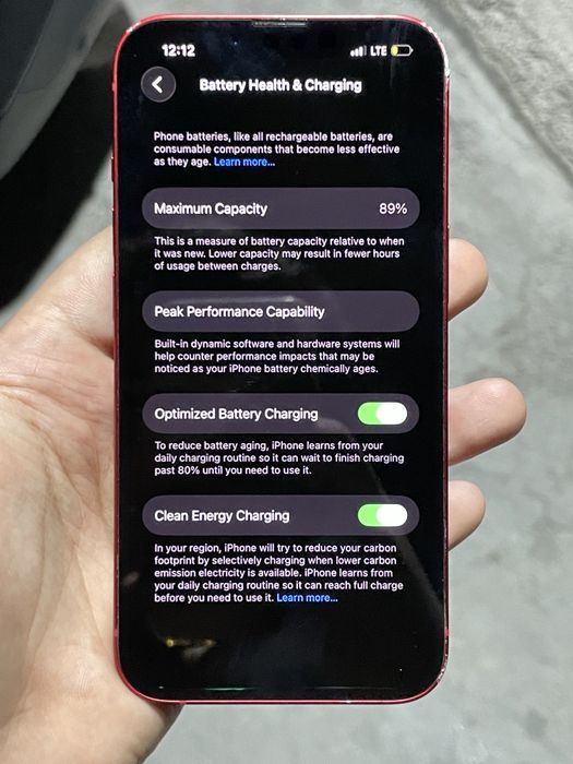 iPhone 13 128GB 89% Product RED